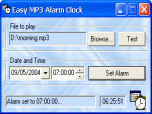 Easy MP3 Alarm Clock