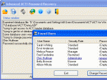 Advanced ACT Password Recovery