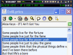 EvilLyrics Screenshot