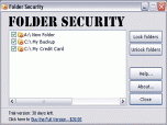 Folder Security 2.6 Screenshot