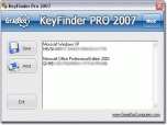 Windows Product Key Finder Professional Screenshot