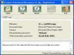 Project Password Recovery Screenshot
