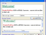 Wonderwebware RTF to HTML Converter