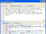 Text to HTML Converter Screenshot