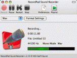 RecordPad Sound Recorder for Mac Screenshot