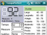 TempoPerfect Metronome For Pocket PC Screenshot