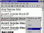 Font Xplorer Screenshot