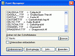 FontRenamer Screenshot