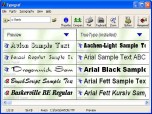 Typograf font manager Screenshot