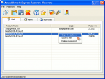 Actual Outlook Express Password Recovery Screenshot