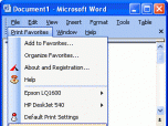 Print Favorites for Word Screenshot