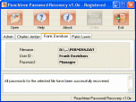Peachtree Password Recovery Screenshot