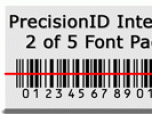 Interleaved 2 of 5 Barcode Fonts Screenshot