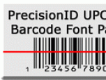 PrecisionID EAN UPC Barcode Fonts Screenshot