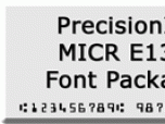 PrecisionID MICR Fonts Screenshot