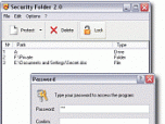 Secure Folders XP Screenshot