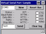 Virtual Serial Port ActiveX CE Screenshot