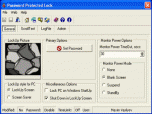 Password Protected Lock Screenshot