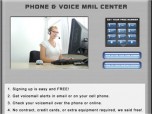 Free Phone Number With Voice Mail Center Screenshot