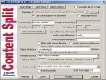 PDF Content Split