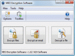 MEO File Encryption Software Screenshot