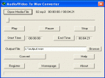 Audio/Video To Wav Converter Screenshot