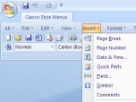 Classic Style Menus for Office 2007 Screenshot