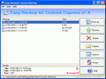 Easy Backup for Outlook Express Screenshot