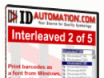 IDAutomation Interleaved 2 of 5 Font Screenshot