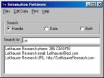 Information Retriever Screenshot