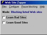 Web Site Zapper Screenshot