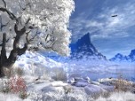 Winter Lake - Animated Wallpaper Screenshot