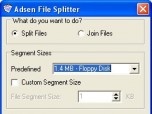 Adsen File Splitter Screenshot