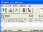 Astice TAPI Monitor Screenshot
