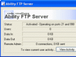 Ability FTP Server Screenshot