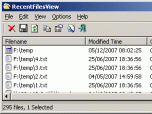 RecentFilesView Screenshot