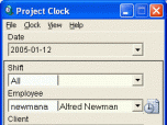 Employee Project Clock