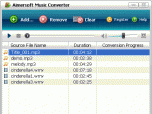 Aimersoft Almusic Converter Screenshot