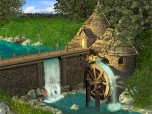 Watermill by Waterfall Screensaver Screenshot