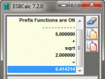 ESBCalc - Freeware Calculator Screenshot