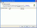 FTP Password Recovery Wizard Screenshot
