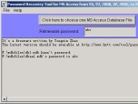 Password Recovery for MS Access Screenshot