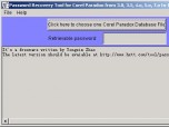 Password Recovery for Corel Paradox Screenshot