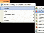 Templates for the Secretary Helpdesk Screenshot
