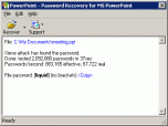 Powerpoint Password Recovery Key Screenshot