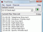 TimeChimes Automated Audio Player Screenshot