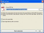 PDF to TEXT Screenshot