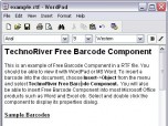 TechnoRiver Free Barcode Software Component