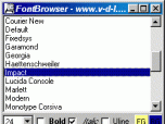 FontBrowser Screenshot