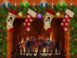 Christmas Decorated Fireplace Screenshot